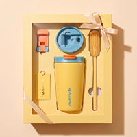 Mug isotherme en acier inoxydable à double paroi de 14 oz avec logo personnalisé, mug de voyage thermique, ensemble cadeau avec couvercle amovible