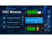 Contrôleur DDC Milesgo DDC1001-2222, contrôleur HVAC intelligent pour bâtiments, pour BMS, IoT, systèmes de gestion de l'énergie et d'automatisation
