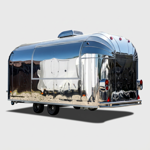 Camionnette mobile blanche motorisée en acier inoxydable avec compartiments isolés pour la livraison de denrées congelées en ville - Product Image 1