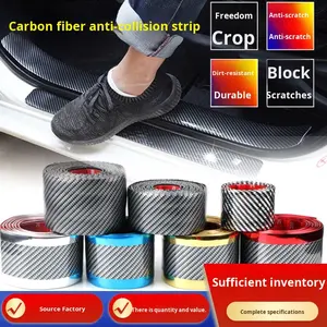 Bande <span class=keywords><strong>de</strong></span> <span class=keywords><strong>protection</strong></span> <span class=keywords><strong>de</strong></span> <span class=keywords><strong>seuil</strong></span> <span class=keywords><strong>de</strong></span> porte <span class=keywords><strong>de</strong></span> voiture, autocollant anti-égratignure universel en fibre <span class=keywords><strong>de</strong></span> carbone, décoratif, anti-collision, <span class=keywords><strong>protection</strong></span> <span class=keywords><strong>de</strong></span> <span class=keywords><strong>coffre</strong></span> - Product Image 4