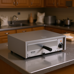 Horno eléctrico para pizza Vevor de 12 pulgadas y 1500W con bandeja de migas extraíble para hornear - Product Image 2