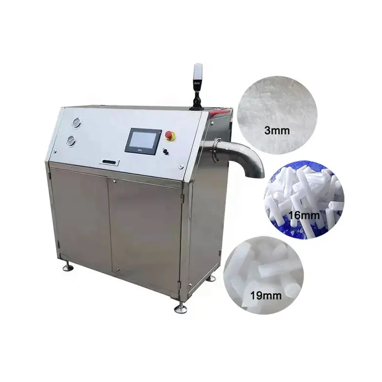 3-19 Mét CO2 khô Ice Maker giá/đá khô hạt thiết bị sản xuất/rắn carbon dioxide