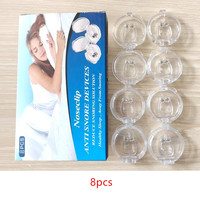 Dispositif anti-ronflement en forme de U pour femmes et hommes bouchon de ronflement de sommeil magnétique en silicone respirer pince en plastique correcteur de tondeuse