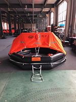 Rafts de sauvetage gonflables en caoutchouc Solas Throwing Over Board ATOB-20 pour 20 personnes avec certificat CCS