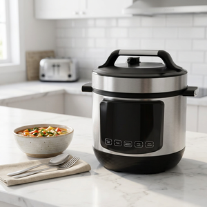 Autocuiseur Électrique Multifonctionnel en Acier Inoxydable 6L – Cuiseur à Riz Électrique Économique - Product Image 1