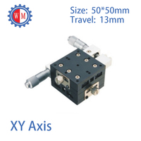 50x50mm High Precision x-y Position Stage Sliding Table Manual XY Axis Linear Stage