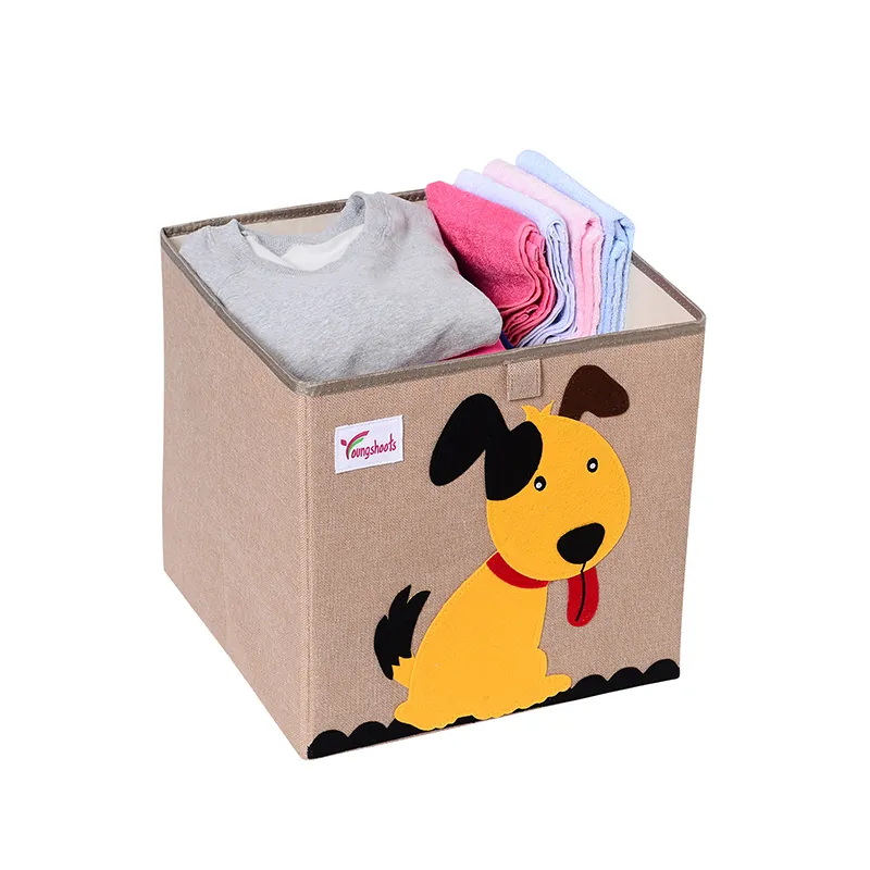 Caixa organizadora de animais para crianças, caixa de armazenamento de animais