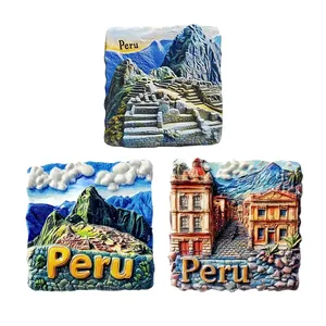 Imanes 3D para Refrigerador de Machu Picchu, Perú, América del Norte, Recuerdo Turístico, Colección de Pegatinas Magnéticas, Regalo Artesanal - Product Image 1