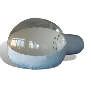 Tente <span class=keywords><strong>bulle</strong></span> gonflable <span class=keywords><strong>transparente</strong></span> en PVC avec tunnel pour le glamping en plein air, les centres de villégiature, les mariages et la location de vacances - Product Image 1