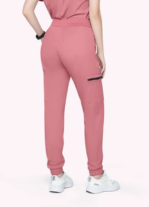 Ensemble de blouses médicales unisexes modernes à col en V, doux, extensibles et respirants, uniformes d'hôpital pour médecins et infirmières, vêtements de travail personnalisables avec logo - Product Image 5