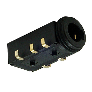 PJ-35080AU Jinbeili ขั้วต่อโทรศัพท์กันน้ำ IP67 ขนาด 3.5 มม. ช่องเสียบเสียงแบบ SMD มุมฉาก 5 ขั้ว <span class=keywords><strong>TRRRS</strong></span> - Product Image 1