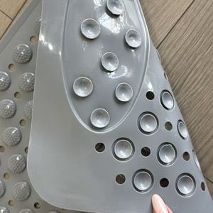 <span class=keywords><strong>Weien</strong></span> Moderne Umweltfreundliche Wasserdichte Maschinengefertigte Rechteckige Badematte Verdickte PVC Rutschfeste Einfarbige Musterung Hergestellt in Shandong - Product Image 3