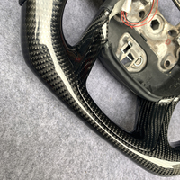 Volant sport à 4 branches en cuir et fibre de carbone personnalisé RPPF avec éclairage LED pour Land Rover Range Rover