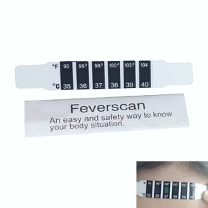 <span class=keywords><strong>Prix</strong></span> usine OEM LCD <span class=keywords><strong>Frontal</strong></span> Fièvre <span class=keywords><strong>Thermomètre</strong></span> À Cristaux Liquides Bandes avec Autocollant - Product Image 3