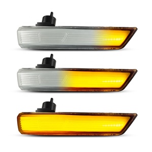 2Pcs Ambre Séquentiel <span class=keywords><strong>Clignotant</strong></span> Réflecteur LED Rétroviseur Latéral <span class=keywords><strong>Clignotant</strong></span> pour <span class=keywords><strong>Ford</strong></span> <span class=keywords><strong>Focus</strong></span> 2008-2016 - Product Image 4