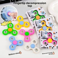 Spinner de mano al por mayor, juguete giratorio de plástico para dedos, Fidget Spinner con rodamiento para niños
