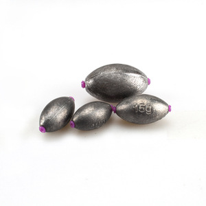 Aohu Olive Shape Lead Sinker 500g High Quality Fishing Weight For <b>Rod</b> Use - Product Image 2