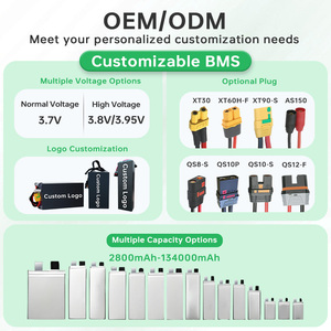 Heavy Lift <b>Drone</b> <b>Battery</b> 77000mah 8S 12S 16S 22S for Hexacopter Octocopter 4 Axis 6 UAV 5000mAh 10000mAh Power Pack S-8000mah-8S - Product Image 2