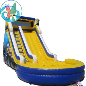 Thương mại lớn di chuyển Inflatable trượt hồ bơi PVC nước thách thức thiết bị cho trẻ em ngoài trời của sân chơi hồ bơi - Product Image 6