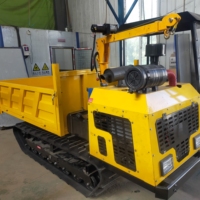Hochwertiger Mini Crawler Dumper Truck für robuste Bergstraßen und Wüsten mit erstklassigem Motor als Kern komponente