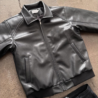 YSJY Fabrication sur mesure de vestes à manches longues, pantalons, uniformes pour les travailleurs de l'automobile, combinaison de course en cuir, ensemble veste et pantalon en cuir pour hommes