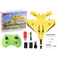 Avion télécommandé RC à double batterie en mousse EPP avec LED, longue autonomie de vol, pour les amateurs adultes
