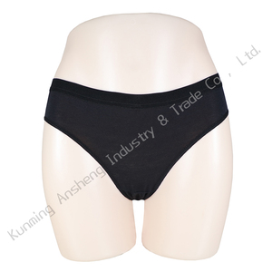 <span class=keywords><strong>String</strong></span> menstruel imprimé personnalisable de grande taille 100% coton Bikini post-partum sous-vêtements pantalons de maternité culotte jetable pour femmes - Product Image 1