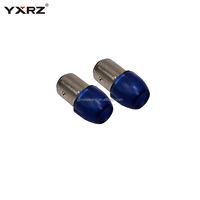 Vente en gros 12V 1157 Led Bay15D flash stroboscopique ampoule halogène couleur de la lumière bleue clignotant arrière de direction ampoule de clignotant de moto