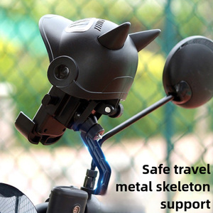 Bisiklet telefon tutucu kap su geçirmez elektrikli bisiklet telefon standı hücre mobil parantez kask motosiklet cep telefonu telefon tutucu - Product Image 5