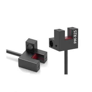 เซ็นเซอร์โฟโตอิเล็กทริคแบบร่องรูปตัวยู PM-R25 ตรวจจับขีดจำกัด NPN กันน้ำ - Product Image 1