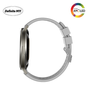 Montre connectée AMOLED de 1,75 pouce M11-DM90, ultra-fine de 9,9 mm, étanche IP67, avec détection de santé et suivi du sommeil, couleur argent - Product Image 5