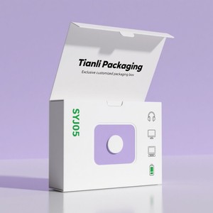 Custom Popular USB Cable Paper Box Biodegradable Music Speakers Packaging Box Digital Printing Electronics Paper Boxes - Product Image 3