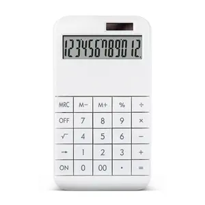 Copllent Calculadora Eletrônica 12 Calculadora Digital HD Tela Grande Mostrando Estudantes Aprendizagem Finanças Calculadora Solar