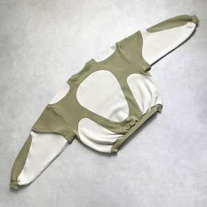 Yingling Cropped Crew Neck <b>Sweatshirts</b> Polyester/Cotton Latest Designer Color Block for <b>Men</b> <b>Crewneck</b> <b>Sweatshirt</b> - Product Image 4