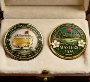 Moneda Conmemorativa del Torneo <span class=keywords><strong>Masters</strong></span> 2026 del Augusta National Golf Club, Artesanía en Metal, Decoración con Temática de Golf, Regalo Coleccionable - Product Image 6