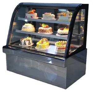 Dubbele temperatuur display showcase koelkast bevroren voor Verse rundvlees