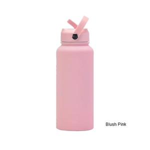 Stainless Steel Vacuum Tumbler With Straw 18oz 22oz 32oz Leak Proof Travel Bottle Minimalist Design - Product Image 1