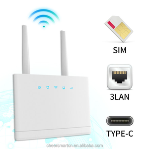 Routeur modem 4G LTE ChiWay avec emplacement pour carte SIM, fabricant chinois, routeur CPE LTE pour petit bureau, routeur WiFi6 maillé 4G pour grande <span class=keywords><strong>maison</strong></span> - Product Image 1