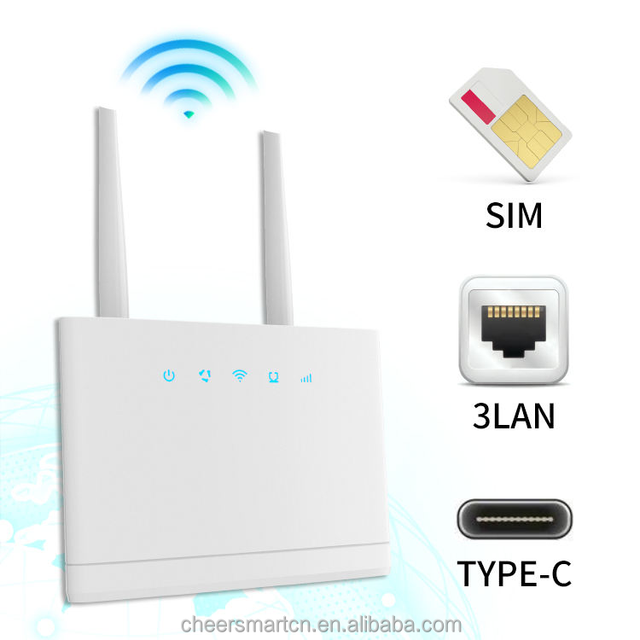 ChiWay 4g Lte Modem Router with Sim Card Slot Manufacturer China Small Office LTE CPE Router 4G Mesh WiFi6 Router for Large Home