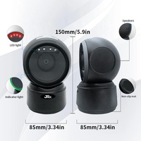Escáner de Código de Barras de Escritorio JR Serie T27, Lector de Códigos QR 2D, Plataforma de Escaneo Omnidireccional USB de Manos Libres para Supermercados y Comercios Minoristas
