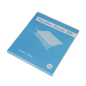 Blessure brûlante stérile jetable médicale 10x10cm tampon de pansement de gaze de paraffine dans l'emballage d'étain avec certificat CE/ISO - Product Image 6