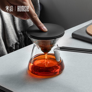 Humsie Glass Teapot With Magnetic Strainer Heat Resistant <b>Tea</b> <b>Set</b> For Brewing - Product Image 5