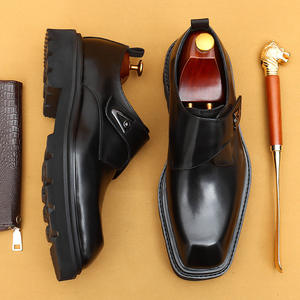 Chaussures Oxford en cuir à bout pointu pour hommes, de haute qualité, pour tenue de ville formelle, vente en gros, collection 2026 - Product Image 1