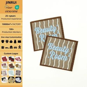 Làm mới bản sắc thương hiệu cho nhãn thời trang mới phong cách tươi mới và thanh lịch làm nổi bật nhãn vải tùy chỉnh nhà máy Logo - Product Image 2