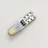Ampoule LED T5 3014 2SMD LED pour tableau de bord de voiture, voyants d'instruments, éclairage de dôme, éclairage de carte 12V