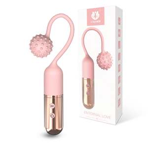 Juguetes sexuales para mujeres, masturbador con cable, doble vibrador tipo huevo. - Product Image 1