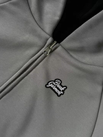 Nouveau Sweat-shirt Cropped Zippé Épais pour Homme, Coupe Droite, Couleur Unie, Écologique et Respirant