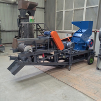 Estación de Trituración Móvil de Alta Eficiencia, Alimentador Vibratorio, Rodillo Triturador, Rodamiento para Minerales de Oro y Cobre con Motor Principal y Engranaje