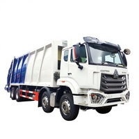 Camion compacteur de déchets Sinotruk HOWO, semi-remorque, robuste, pour la collecte et le transport des ordures, fabricant chinois