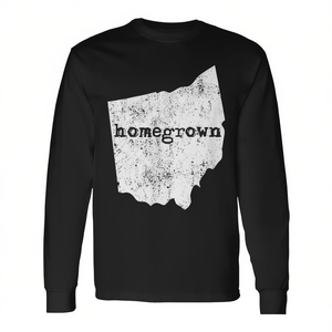 T-shirt a maniche lunghe Homegrown Ohio State Pride per i nativi dell'Ohio - Product Image 2
